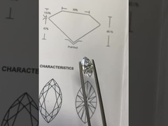 Laboratuvar Yetiştirilmiş Markiz Pırlanta VVS-VS D-F Renk IGI Sertifikalı