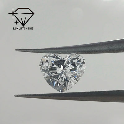 LuxuryShine VVS1-VS2 Heart Excellent Cut Lab Grown Diamond Real Diamonds & Wedding Jewelry & Customized Jewelry Support Special Customization