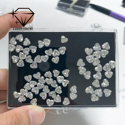 LuxuryShine VVS1-VS2 Heart Excellent Cut Lab Grown Diamond Real Diamonds & Wedding Jewelry & Customized Jewelry Support Special Customization