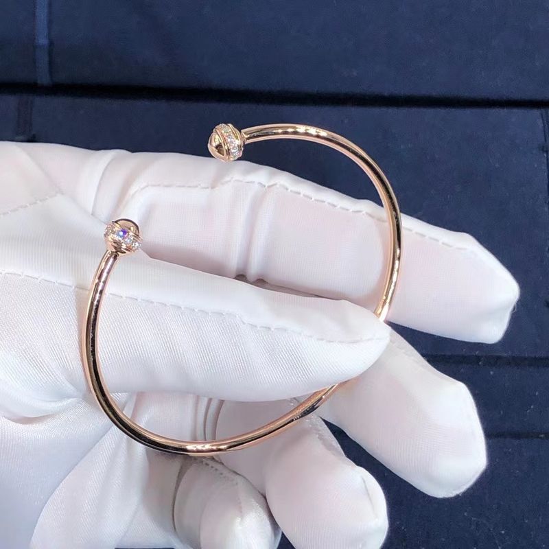 Kalite 18 Ayar Altın Piaget Possession Açık Bileklik Bileklik Desteği Örnek Sipariş OEM fabrika