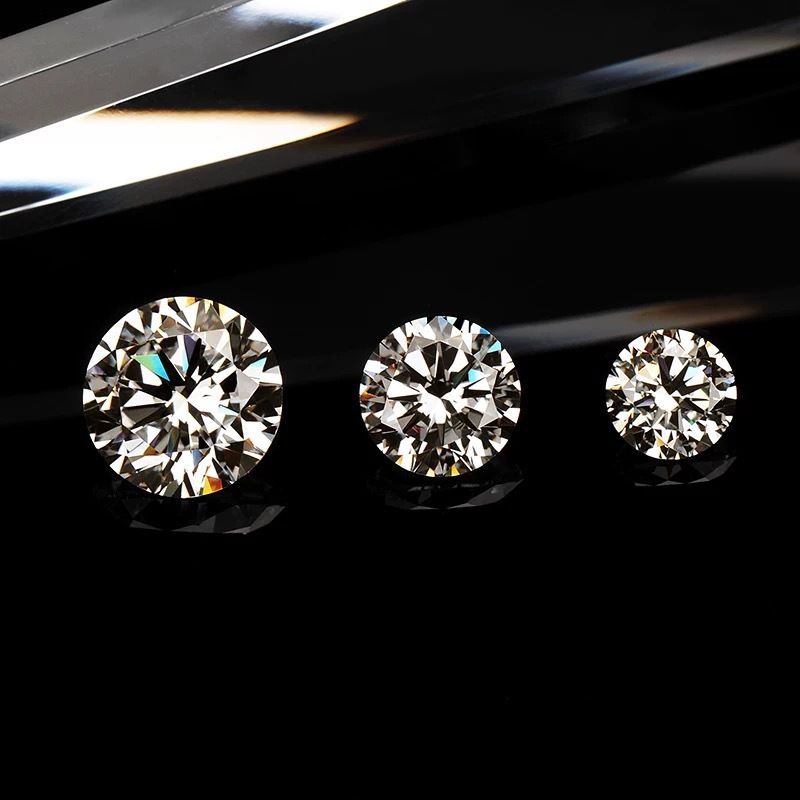 Kalite LuxuryShine VS2 Yuvarlak Şekil Laboratuvar Yetiştirilmiş Pırlanta 1CT 2CT 3CT 4CT 5CT D-F Renk beyaz pırlanta IGI Sertifikalı fabrika