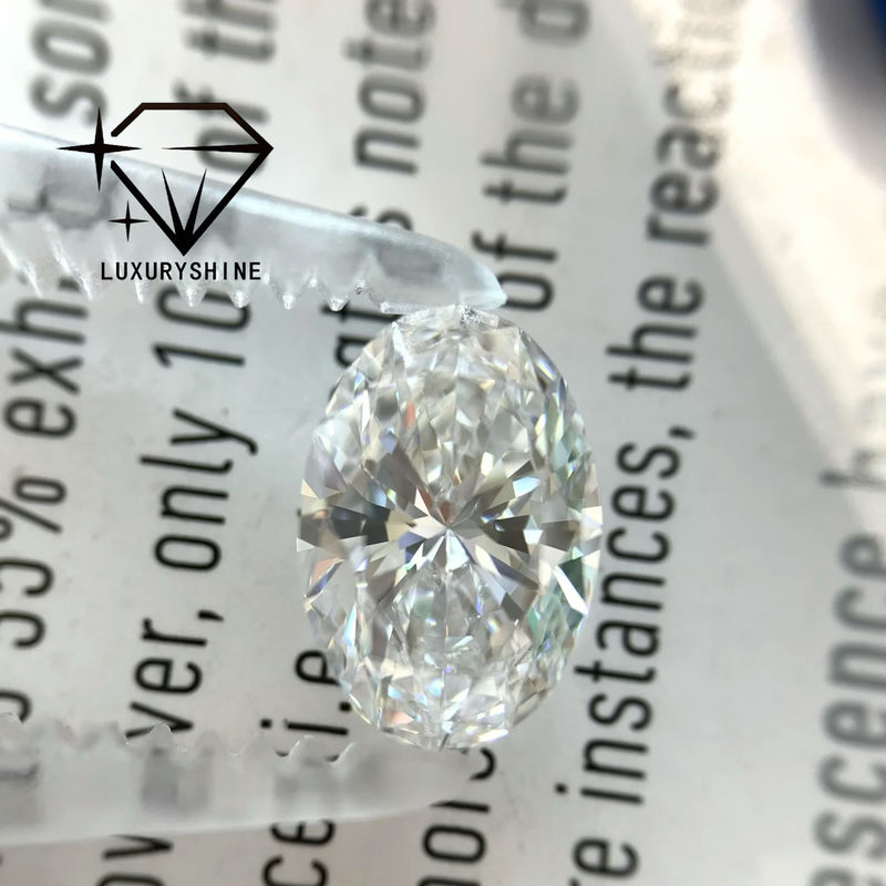 Kalite LuxuryShine 0.1-10CT VS2 Laboratuvarda yetişmiş Elmas D-F Rengi Beyaz Oval IGI Sertifikasıyla Mükemmel Kesim 3EX Kesilmiş Taşlar Toptan Satış fabrika
