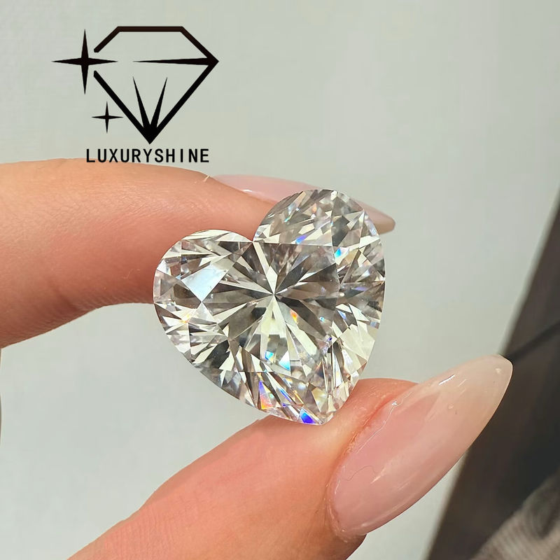 Kalite LuxuryShine VVS1-VS2 Kalp Mükemmel Kesim Laboratuvarı Büyümüş Elmas Gerçek Elmaslar & Düğün Mücevherleri & Özel Mücevher Destek Özel Özellik fabrika