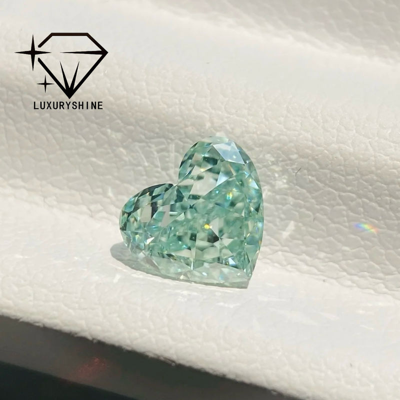 Kalite LuxuryShine Pembe / Sarı / Yeşil Kalp Kesim Laboratuvarı Büyümüş Elmas VVS-VS Gerçek Elmaslar & Düğün Mücevherleri & Özel Mücevherler fabrika