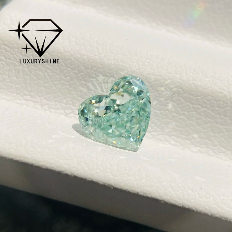 Kalite LuxuryShine Pembe / Sarı / Yeşil Kalp Kesim Laboratuvarı Büyümüş Elmas VVS-VS Gerçek Elmaslar & Düğün Mücevherleri & Özel Mücevherler fabrika