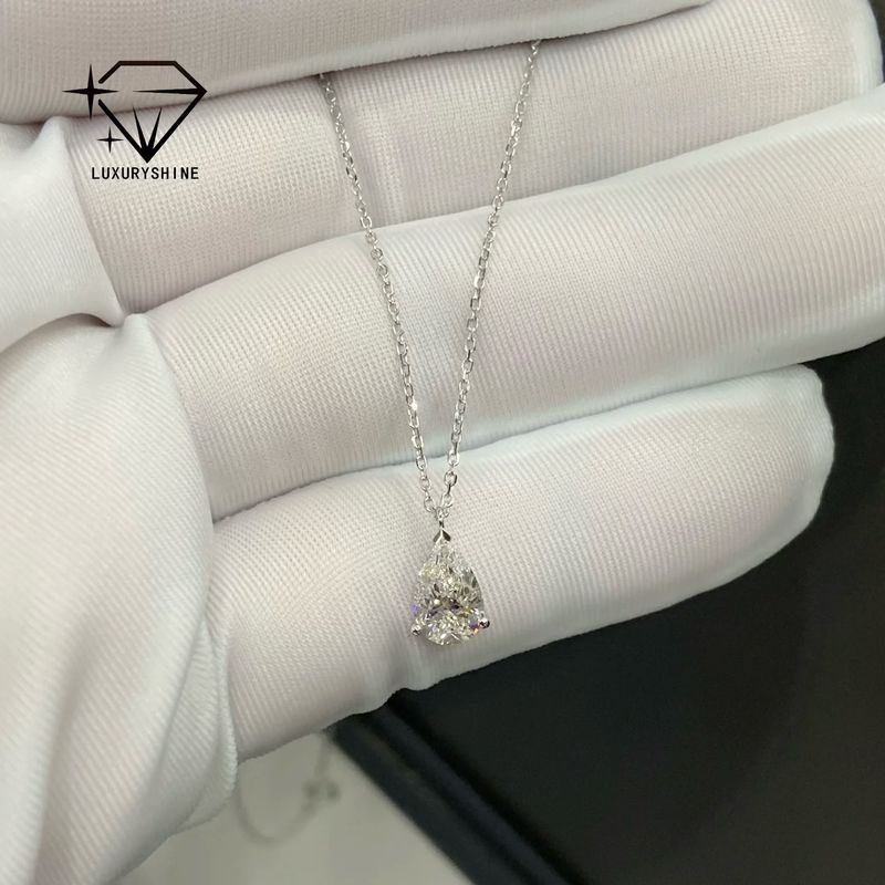 Luxury Diamond Jewelry Necklace with VS2 Clarity and 18k/Rose Gold Plated Customized High Jewelry
