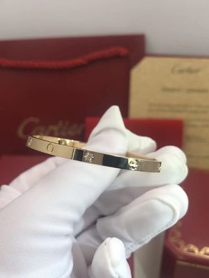 Kalite LOVE 18K Altın Bileklik Küçük Model 6 Pırlantalı Kadın / Erkek fabrika