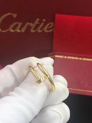 Kalite 18 Ayar Altın Juste Un Clou Yüzük Sarı Beyaz Gül Altın Pembe fabrika
