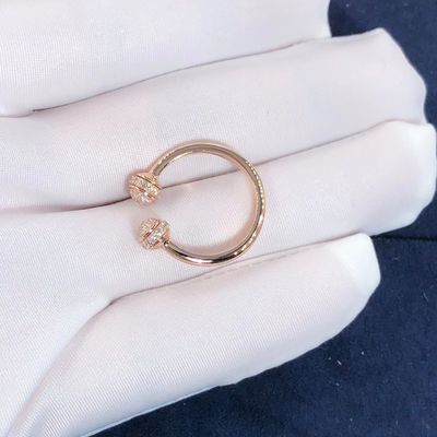 Kalite Kadınlar Piaget Possession Açık Daire Pırlanta Yüzük Yaklaşık. 0.34 Ct fabrika