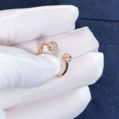 Kalite Kadınlar Piaget Possession Açık Daire Pırlanta Yüzük Yaklaşık. 0.34 Ct fabrika