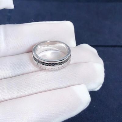 Kalite Lüks Altın Takı Quatre Black Edition Yüzük 18k Altın Ve Gerçek Pırlanta fabrika