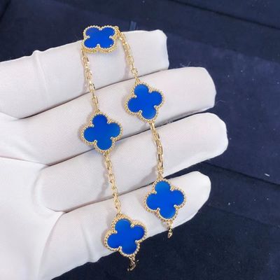Kalite 18K Altın Vintage Kişiye Özel Altın Bileklik Van Cleef & Arpels fabrika