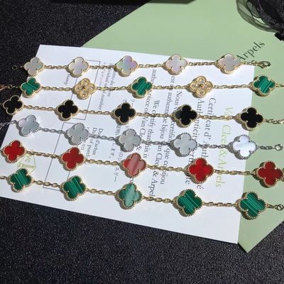 Kalite 18K Altın Vintage Kişiye Özel Altın Bileklik Van Cleef & Arpels fabrika