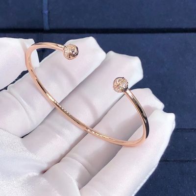 Kalite 18 Ayar Altın Piaget Possession Açık Bileklik Bileklik Desteği Örnek Sipariş OEM fabrika