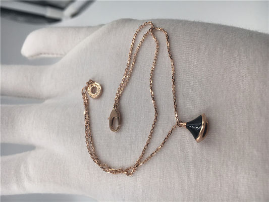 Kalite BR857214 18k Altın Bileklik Bayan Onyx, Lüks Takı Divas Dream Bileklik fabrika