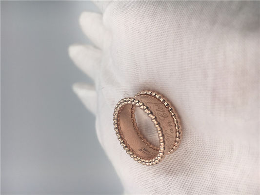 Kalite Vintage Rose Gold Alyans, Kadın Altın Band Alyans fabrika