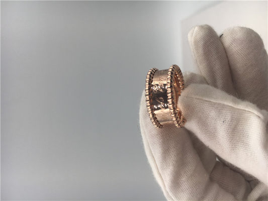Kalite Vintage Rose Gold Alyans, Kadın Altın Band Alyans fabrika