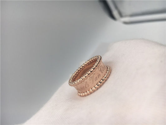 Kalite Vintage Rose Gold Alyans, Kadın Altın Band Alyans fabrika