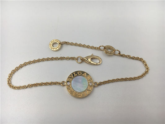 Kalite Kadın Luxury Altın Bileklik 18 Ayar Altın İnci Morherli BR857192 fabrika