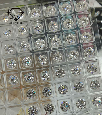Kalite LuxuryShine VS1 Laboratuvar Yetiştirilmiş Pırlanta 1ct 2ct 3ct 4ct 5ct Yuvarlak Kesim Beyaz Mükemmel Kesim IGI Sertifikalı fabrika
