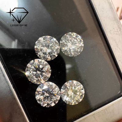 LuxuryShine %100 Gerçek Elmas VVS1 Beyaz Yuvarlak Şekil Mükemmel Kesim Laboratuvar Yetiştirilmiş Pırlantalar IGI Sertifikalı