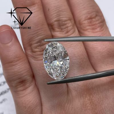 Kalite LuxuryShine 0.1-10CT VVS2 Laboratuvarda yetiştirilmiş Elmas D-F Rengi Beyaz Oval IGI Sertifikasıyla Mükemmel Kesim 3EX Kesilmiş Taşlar LuxuryShine tarafından fabrika