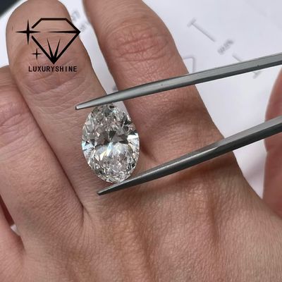 Kalite LuxuryShine 0.1-10CT VVS2 Laboratuvarda yetiştirilmiş Elmas D-F Rengi Beyaz Oval IGI Sertifikasıyla Mükemmel Kesim 3EX Kesilmiş Taşlar LuxuryShine tarafından fabrika