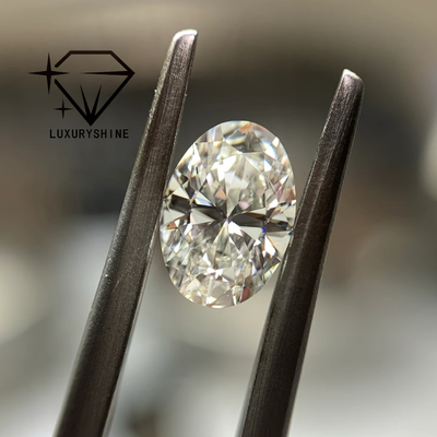 LuxuryShine 0.1-10CT VS2 Laboratuvarda yetişmiş Elmas D-F Rengi Beyaz Oval IGI Sertifikasıyla Mükemmel Kesim 3EX Kesilmiş Taşlar Toptan Satış