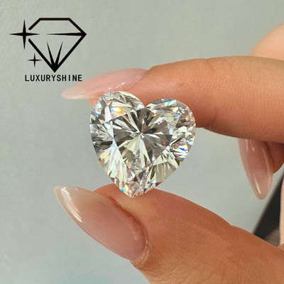 Kalite LuxuryShine VVS2 Beyaz Kalp Mükemmel Kesim Laboratuvar Yetiştirilmiş Pırlanta 1CT 2CT 3CT 4CT 5CT Özel Özelleştirme Desteği fabrika