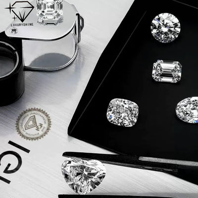 Kalite LuxuryShine VS2 Kalp Mükemmel Kesim Laboratuvarı Büyümüş Elmas Gerçek Elmaslar & Düğün Mücevherleri & Özel Mücevher Destek Özel Özel fabrika