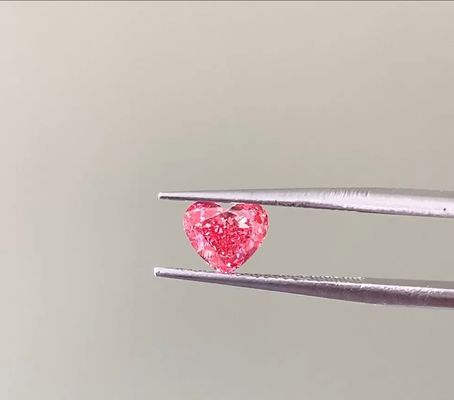 Kalite LuxuryShine Fantezi Pembe / Fantezi Yoğun Pembe / Fantezi Canlı Pembe Kalp Kesim Laboratuvar Yetiştirilmiş Pırlanta VVS-VS1 Gerçek Pırlantalar & Düğün Takıları & Kişiye Özel Takılar fabrika