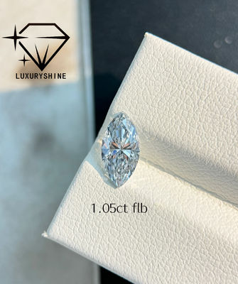 Kalite LuxuryShine VVS2 Marquise Form 0.3-15ct Laboratuvarda yetişmiş Elmas D-F Rengi 3EX IGI Sertifikasıyla Kesilmiş Taşlar Gerçek Elmas fabrika