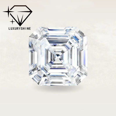 Kalite LuxuryShine VVS-VS Asscher Shape Laboratuvarı Büyümüş Elmas 0.1-10CT D-F Renk IGI Sertifikasıyla Beyaz Elmas 3EX Kesilmiş Taşlar fabrika