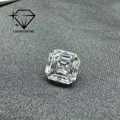 Kalite LuxuryShine VVS-VS 0.1-10CT Asscher Şekli Laboratuvar Yetiştirilmiş Pırlanta D-F Renk beyaz pırlanta IGI Sertifikası ile 3EX Kesim Taşlar fabrika