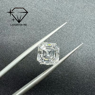 Kalite LuxuryShine VVS-VS 0.1-10CT Asscher Şekli Laboratuvar Yetiştirilmiş Pırlanta D-F Renk beyaz pırlanta IGI Sertifikası ile 3EX Kesim Taşlar fabrika