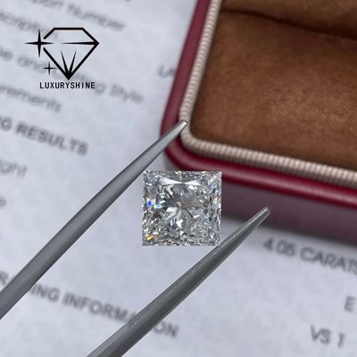 Kalite LuxuryShine Prenses Cut Lab Büyümüş Elmas D-F Rengi IGI Sertifikasıyla VVS-VS Mükemmel Kesilmiş Düğün Elmasları Toptan Satış fabrika