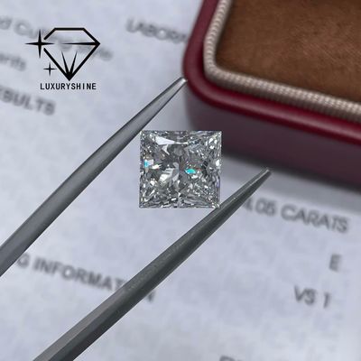 Kalite LuxuryShine Prenses Cut Lab Büyümüş Elmas D-F Rengi IGI Sertifikasıyla VVS-VS Mükemmel Kesilmiş Düğün Elmasları Toptan Satış fabrika