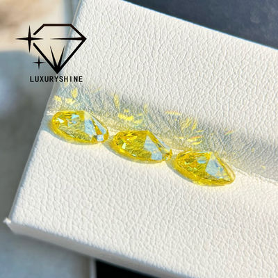 Kalite LuxuryShine VVS-VS Şık Sarı/Açık Sarı/Şık Yoğun/Çok Parlak Sarı Laboratuvar Büyütülmüş Elmas 1CT 2CT 3CT 4CT 5CT Oval Sertifika ve Özel Mücevherlerle Mükemmel Kesim fabrika