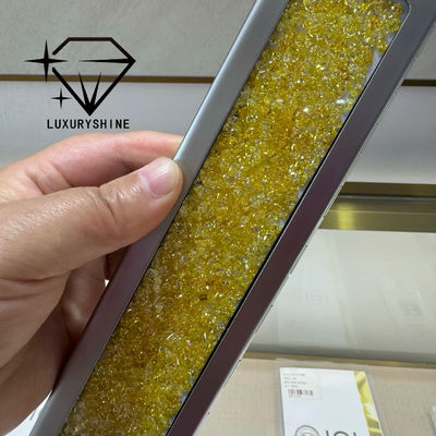 Kalite LuxuryShine VVS-VS Şık Sarı/Açık Sarı/Şık Yoğun/Çok Parlak Sarı Laboratuvar Büyütülmüş Elmas 1CT 2CT 3CT 4CT 5CT Oval Sertifika ve Özel Mücevherlerle Mükemmel Kesim fabrika