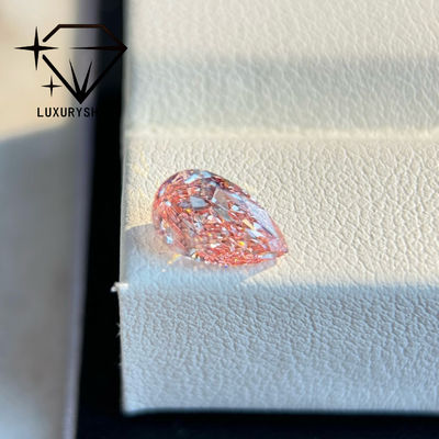 Kalite LuxuryShine 1-15CT Harika pembe inci kesimi Laboratuvar yetişkin elmas VVS-VS gevşek elmaslar ve düğün mücevherleri ve özel mücevherler fabrika