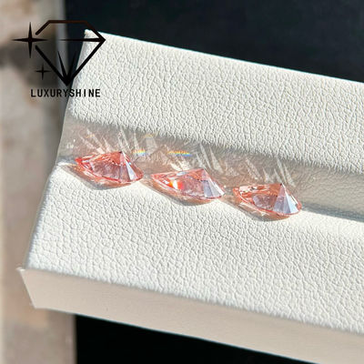 Kalite LuxuryShine 1-15CT Harika pembe inci kesimi Laboratuvar yetişkin elmas VVS-VS gevşek elmaslar ve düğün mücevherleri ve özel mücevherler fabrika