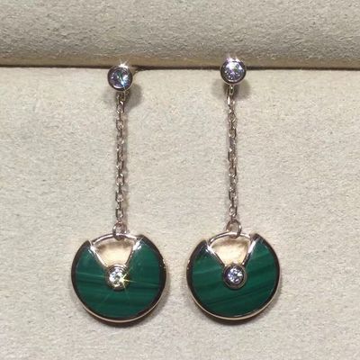 Kalite Muska De Küpeler Kişiselleştirilmiş Altın Mücevher 18k Sarı / Pembe / Beyaz Altın fabrika