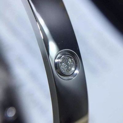 Kalite Marka Takı Aşk bileklik 4 Pırlanta Sarı Altın Pırlanta18k Altın fabrika