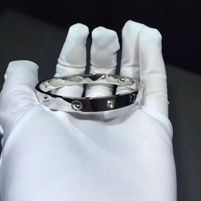 Kalite Marka Takı Aşk bileklik 4 Pırlanta Sarı Altın Pırlanta18k Altın fabrika