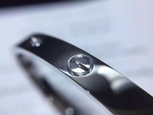 Kalite Marka Takı Aşk bileklik 4 Pırlanta Sarı Altın Pırlanta18k Altın fabrika