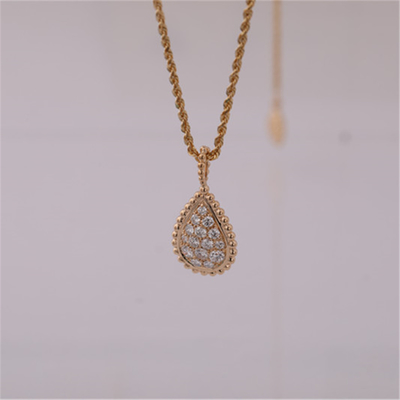 Çin Lüks Altın Takı Fabrikası Yılan Boheme Kolye M Motif Orta Kolye Ref JPN00554