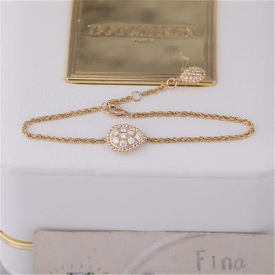Kalite Gerçek Altın Lüks Yüksek Mücevher Yılan Boheme Bilezik S Motifi Açacağı Pırlantalı Ref JBT00365M fabrika